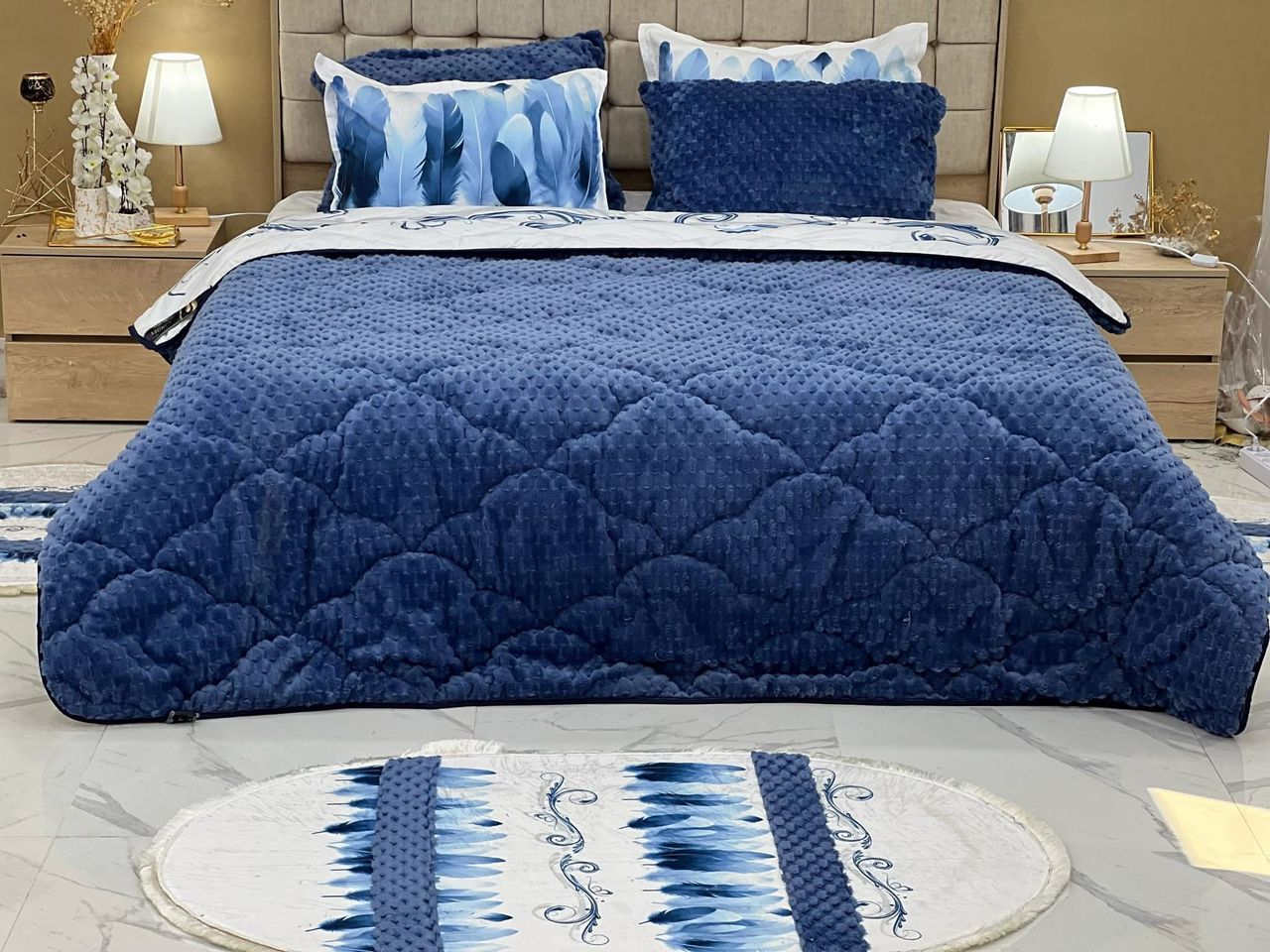 Couette Plume Double face