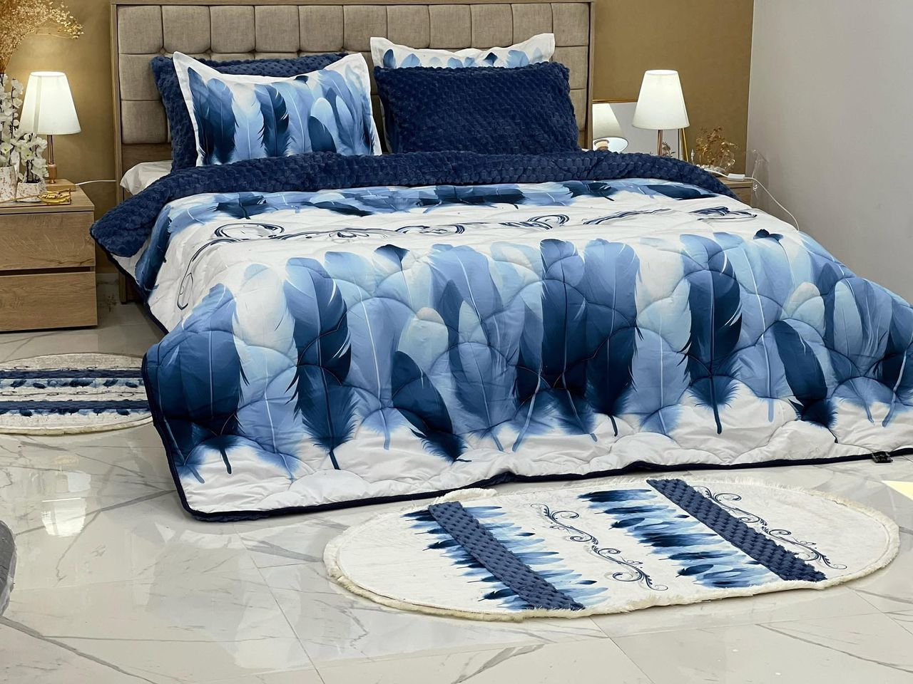 Couette Plume Double face