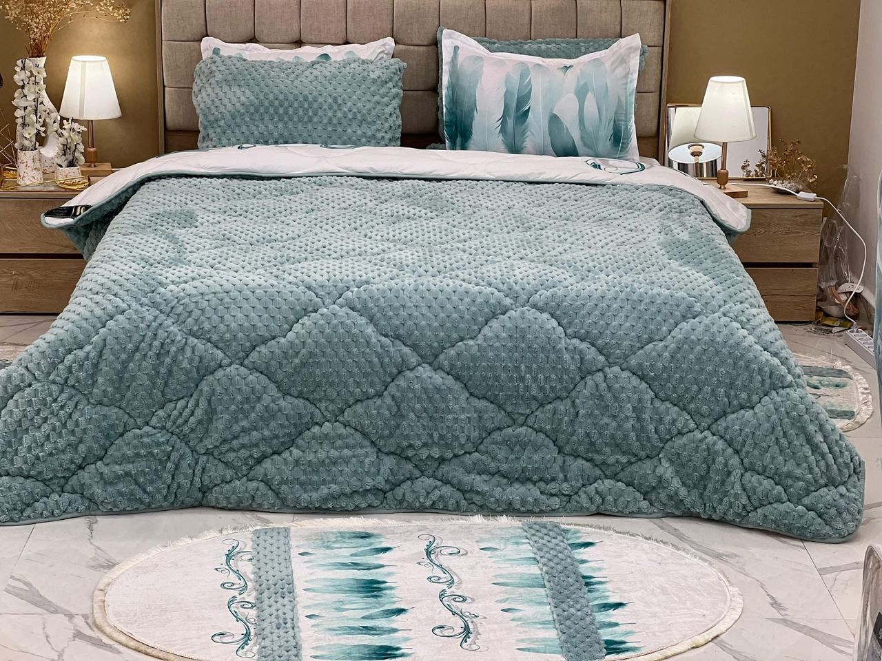 Couette Plume Double face